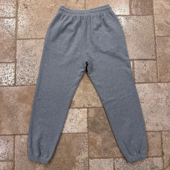 Celine x Hedi Slimane Embroidered Logo Grey Sweatpant Joggers
